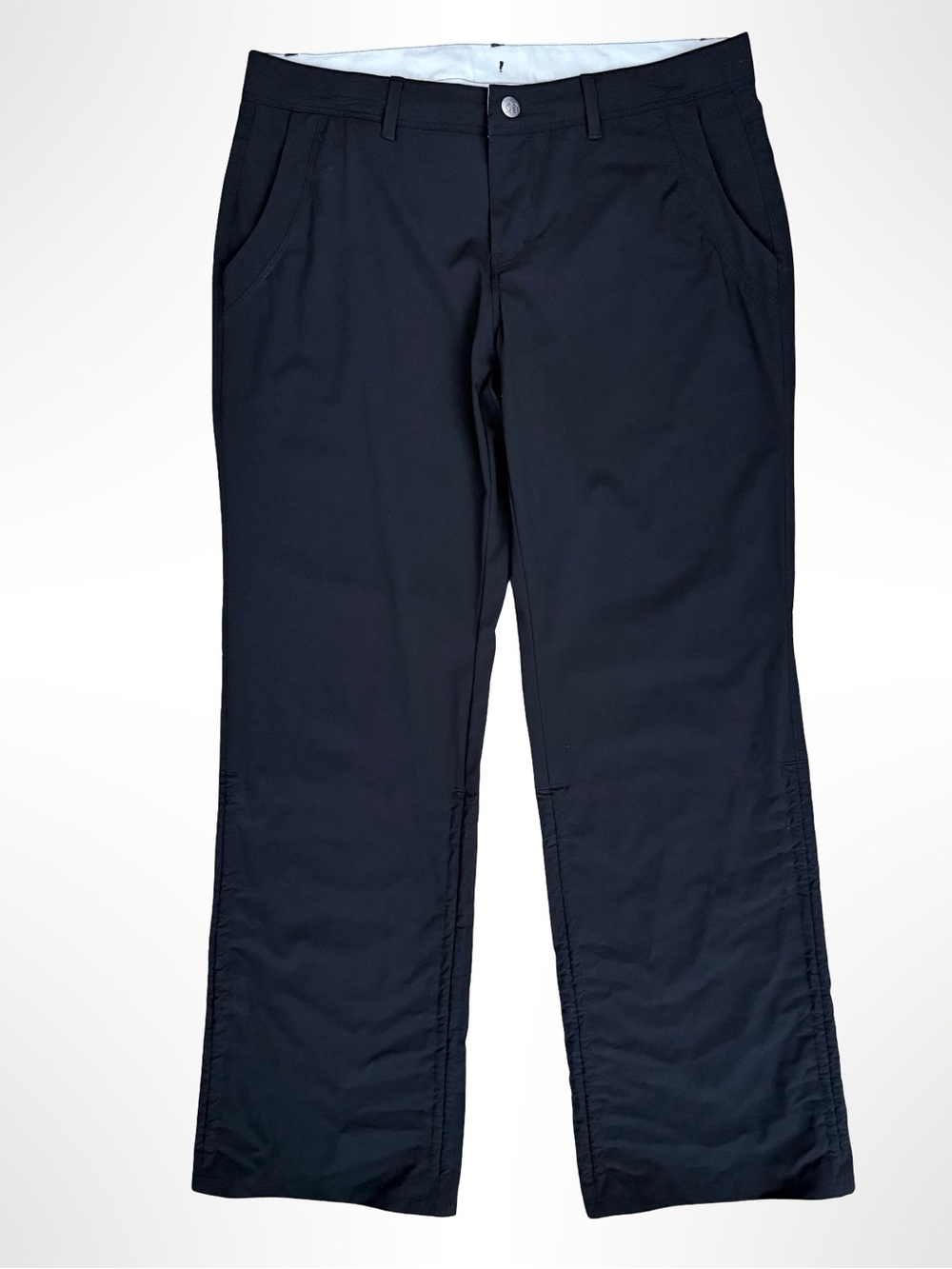REI Co-op Women's Trail Pants Black Lightweight Nylon Stretch Cinch Leg Gorpcore